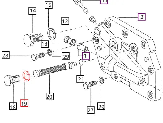 Mahindra Tractor Dowty Washer 5/8 003045118R1 Mahindra Direct Parts