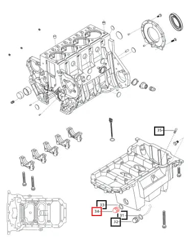 Mahindra Tractor Drain Plug 000020285E05 Mahindra Direct Parts