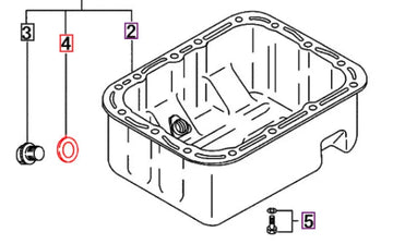 Mahindra Tractor Drain Plug Crush Washer Seal MD050317 Mahindra