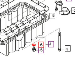 Mahindra Tractor Drain Plug Seal Washer 0471701200