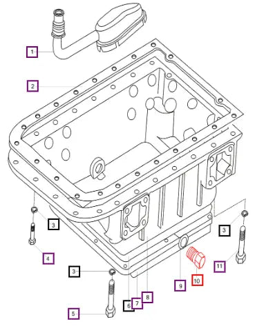 Mahindra Tractor Draining Plug 1009012DAA Mahindra Direct Parts