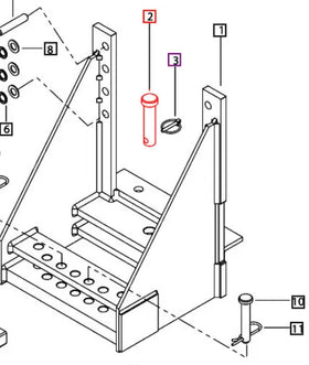 Mahindra Tractor Draw Bar Pivot Pin E007000012C1 Mahindra
