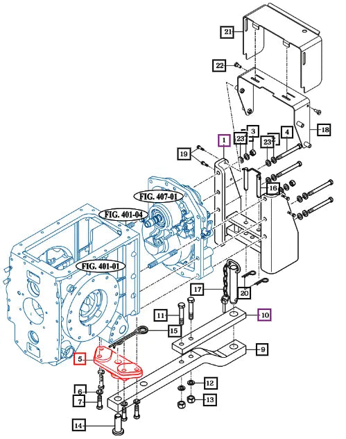Mahindra Tractor Drawbar Bracket 15875212300GB Mahindra