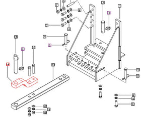 Mahindra Tractor Drawbar Clevis Attachment 007604162D1 Mahindra