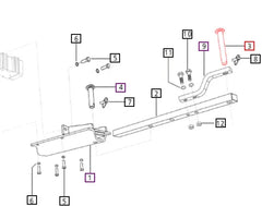 Mahindra Tractor Drawbar Pin E007603031D1