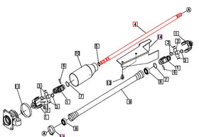 Mahindra Tractor Drive Shaft Front 19452911000 Mahindra Direct Parts
