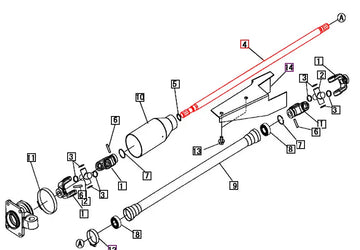 Mahindra Tractor Drive Shaft Front 19452911000 Mahindra Direct Parts