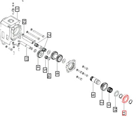 Mahindra Tractor Drive Shaft Front Bearing 6208 006501590C1 Mahindra Direct Parts