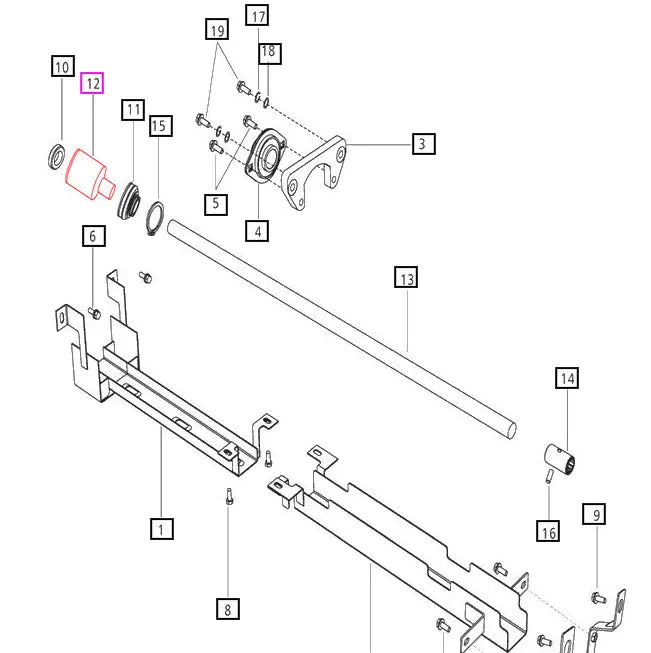 Mahindra Tractor Driveshaft Coupler 006505828D91 Mahindra Direct Parts
