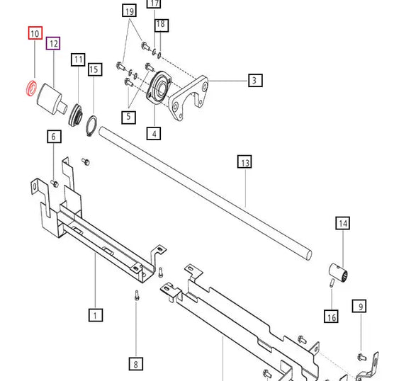 Mahindra Tractor Driveshaft Coupling Spacer E006505758D1 Mahindra Direct Parts