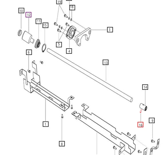 Mahindra Tractor Driveshaft Roll Pin 006500324C1 Mahindra Direct Parts