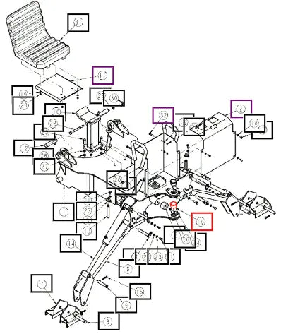 Mahindra Tractor Du Bush 45x30l ANSDB95T030 Mahindra Direct Parts