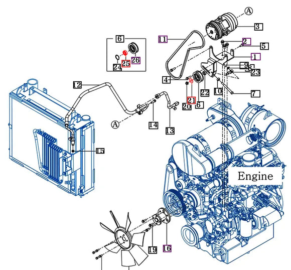 Mahindra Tractor Dust Cover Washer 15897300550 Mahindra