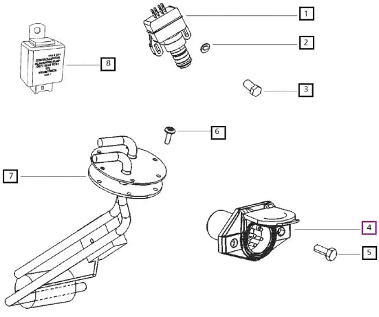 Mahindra Tractor Electronic Control Unit(67Hp) White 007700794D91 Mahindra Direct Parts