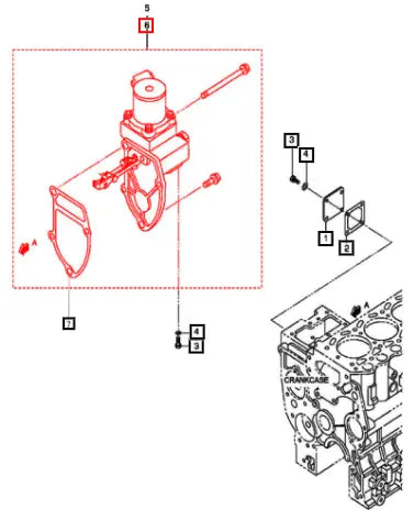 Mahindra Tractor Electronic Governor Assembly 006053532N91 Mahindra Direct Parts