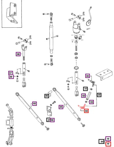 Mahindra Tractor End Check Chain Lower Link 003048455R91 Mahindra Direct Parts