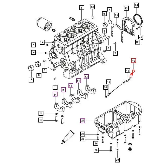 Mahindra Tractor Engine Dipstick Mahindra