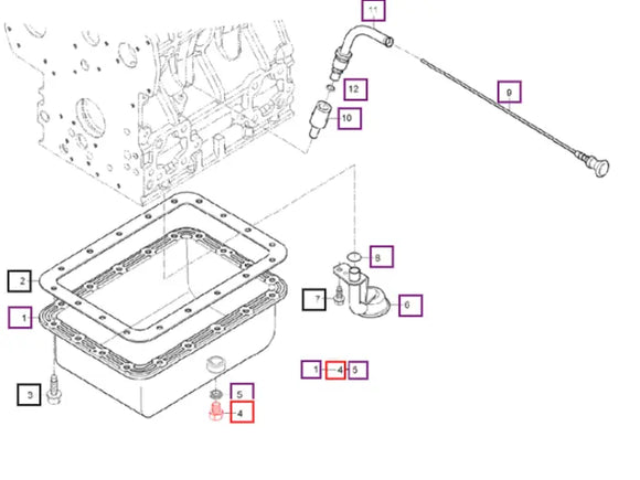 Mahindra Tractor Engine Oil Drain Plug E6303-33751 Mahindra