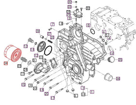 Mahindra Tractor Engine Oil Filter 14501673991 Mahindra Direct Parts