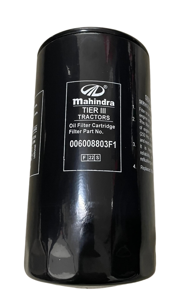 Mahindra Tractor Engine Oil Filter for 10, 20, 25, 30, 60, 4500, 5500, 9000, mPower 75 & mPower85 Series Mahindra Direct Parts