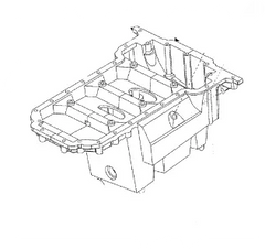 (Limited Availability) Mahindra Tractor Engine Oil Pan 000020614E05