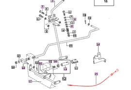 Mahindra Tractor Engine Shut Off Cable 005557674R97 Mahindra