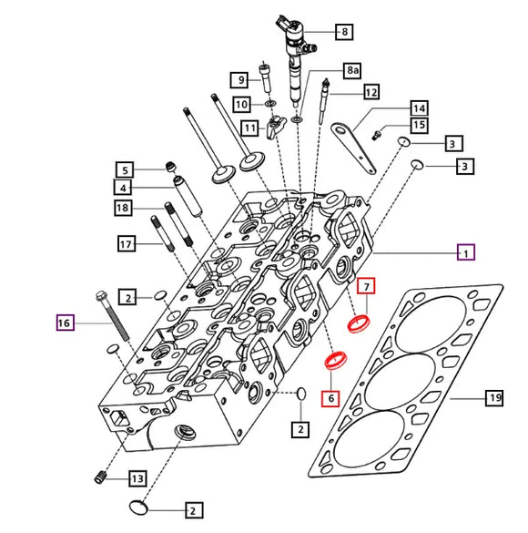 Mahindra Tractor Engine Valve Seat Set 006009145F91 Mahindra