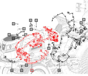 Mahindra Tractor Engine Wiring Harness 007710430N91 Mahindra Direct Parts