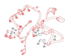 Mahindra Tractor Engine Wiring Harness 310207-02994E Mahindra Direct Parts