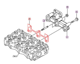 Mahindra Tractor Exhaust Manifold Gasket 11971713110 Mahindra Direct Parts