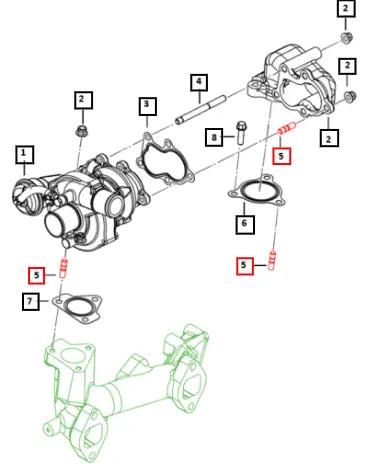Mahindra Tractor Exhaust Manifold Stud 31 X 8 0024014 Mahindra Direct Parts