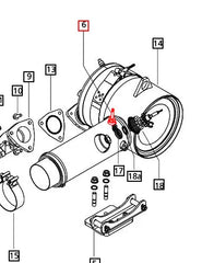 Mahindra Tractor Exhaust Temperature Sensor 1805BA0140N