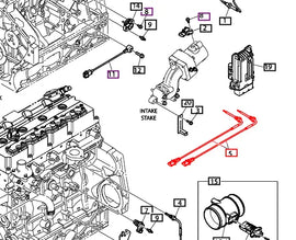 Mahindra Tractor Exhaust Temperature Sensor 301317-00062 Mahindra Direct Parts