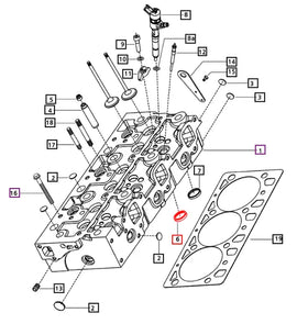 Mahindra Tractor Exhaust Valve Seat 000020052E05 Mahindra