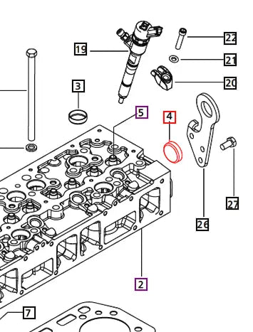 Mahindra Tractor Expansion Plug 38mm 7903075058 Mahindra Direct Parts