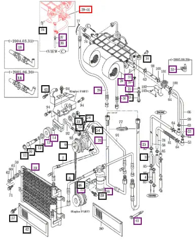 Mahindra Tractor Expansion, Valve Assy 16998303000 Mahindra Direct Parts