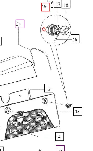 Mahindra Tractor External Circlip 'c' Type 8 Dia 000060548M01 Mahindra Direct Parts