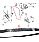 Mahindra Tractor Fan / Alternator Belt 006012081B1 Mahindra