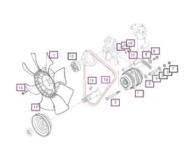 Mahindra Tractor Fan Belt Mahindra