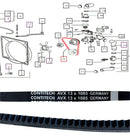 Mahindra Tractor Fan / Water Pump / Alternator Belt 006007974D1 Mahindra Direct Parts