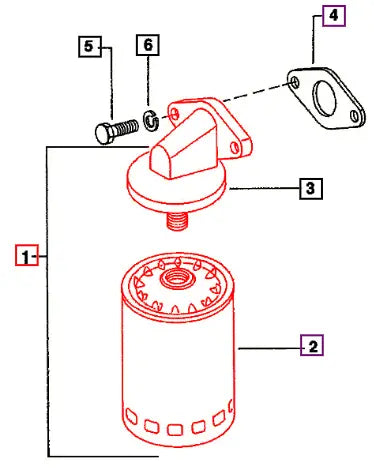 Mahindra Tractor Filter Assembly Spin On 005556868R91 Mahindra Direct Parts