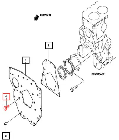 Mahindra Tractor Flange Bolt 31a08 04102 006053070N01 Mahindra Direct Parts