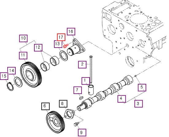 Mahindra Tractor Flange Bolt With Pin 0175450820 Mahindra Direct Parts