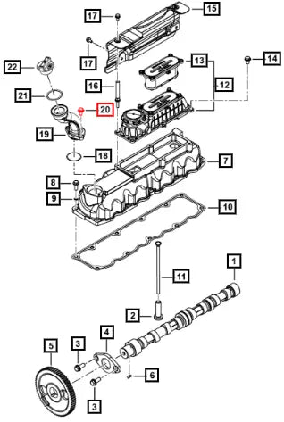 Mahindra Tractor Flanged Bolt M6x1-20 0024517 Mahindra Direct Parts