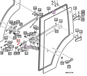 Mahindra Tractor Flat Screw M8x40 V1122608040 Mahindra Direct Parts