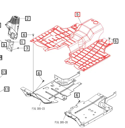 Mahindra Tractor Floor Mat 16057236000 Mahindra Direct Parts