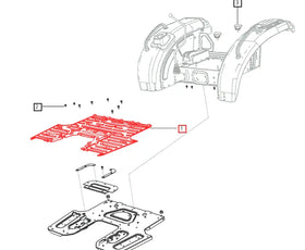 Mahindra Tractor Floor Mat E007531473D1 Mahindra