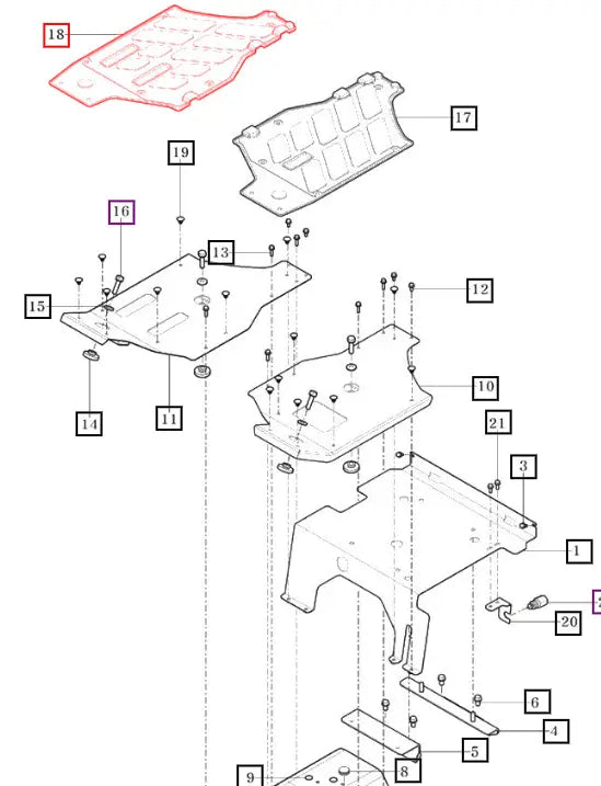 Mahindra Tractor Floor Mat RH Right 11106412120 Mahindra