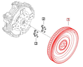 Mahindra Tractor Flywheel 006029503V91 Mahindra Direct Parts
