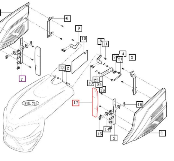 Mahindra Tractor Foam Insulator 11106015600 Mahindra